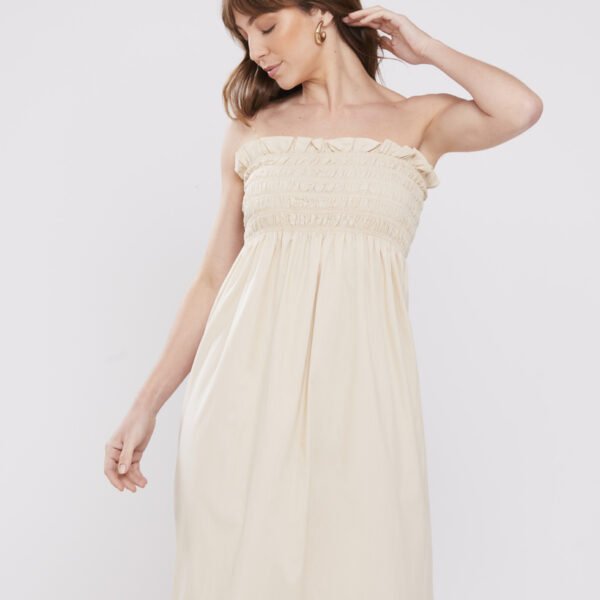 Vestido Lívia - Areia