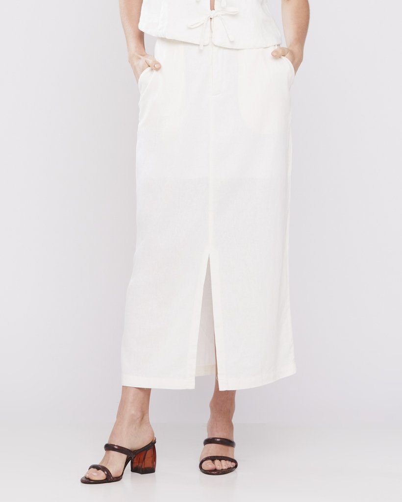 Saia Feminina Marie - Off White - Musha